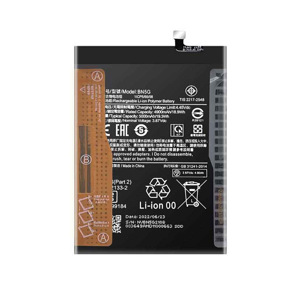 Batería para Redmi-6-/xiaomi-BN5G